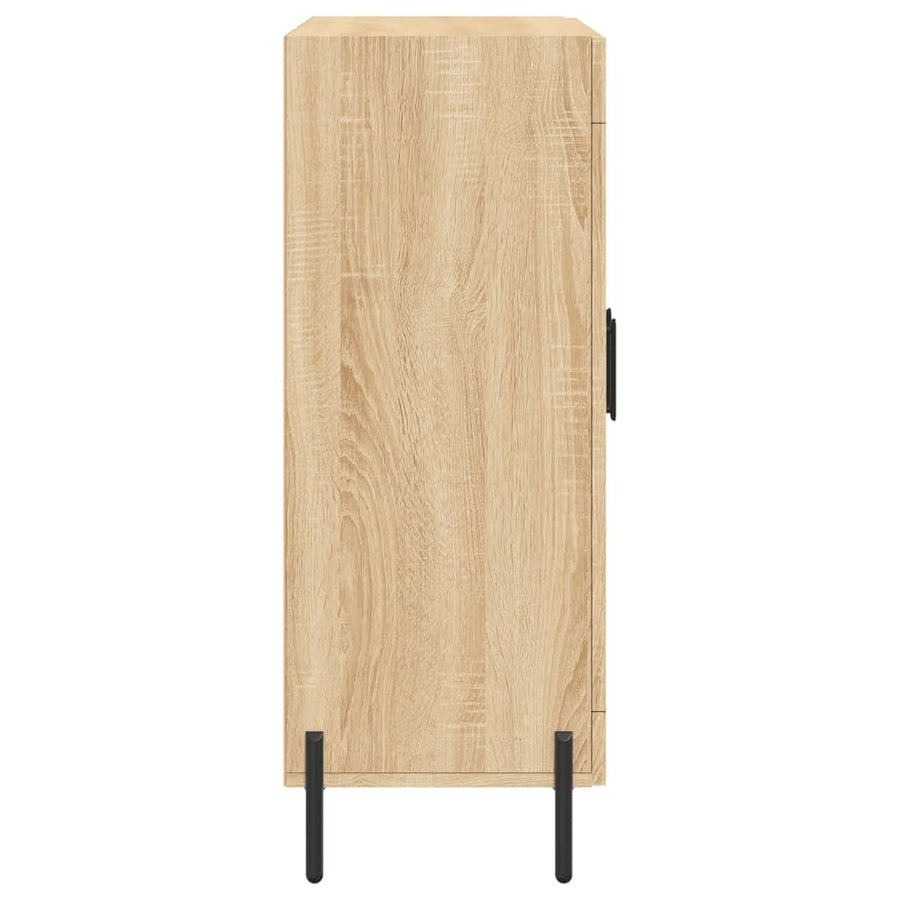 Dressoir 69,5X34X90 Cm Bewerkt Hout Kleurig Sonoma eiken