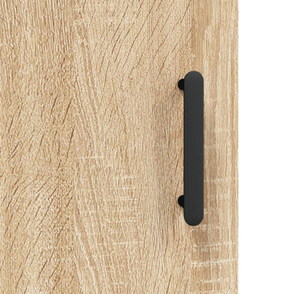 Dressoir 69,5X34X90 Cm Bewerkt Hout Kleurig Sonoma eiken