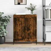 Sideboard 69.5x34x90 cm engineered wood smoked oak-colored