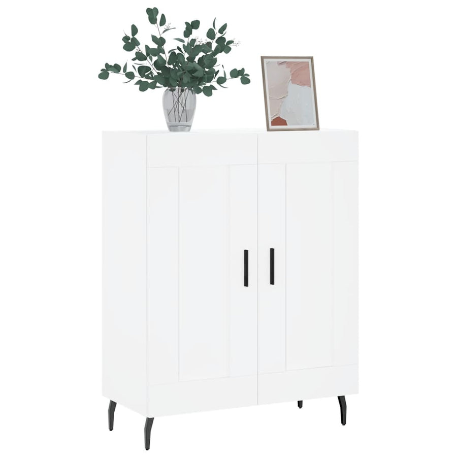 Dressoir 69,5x34x90 cm bewerkt hout wit