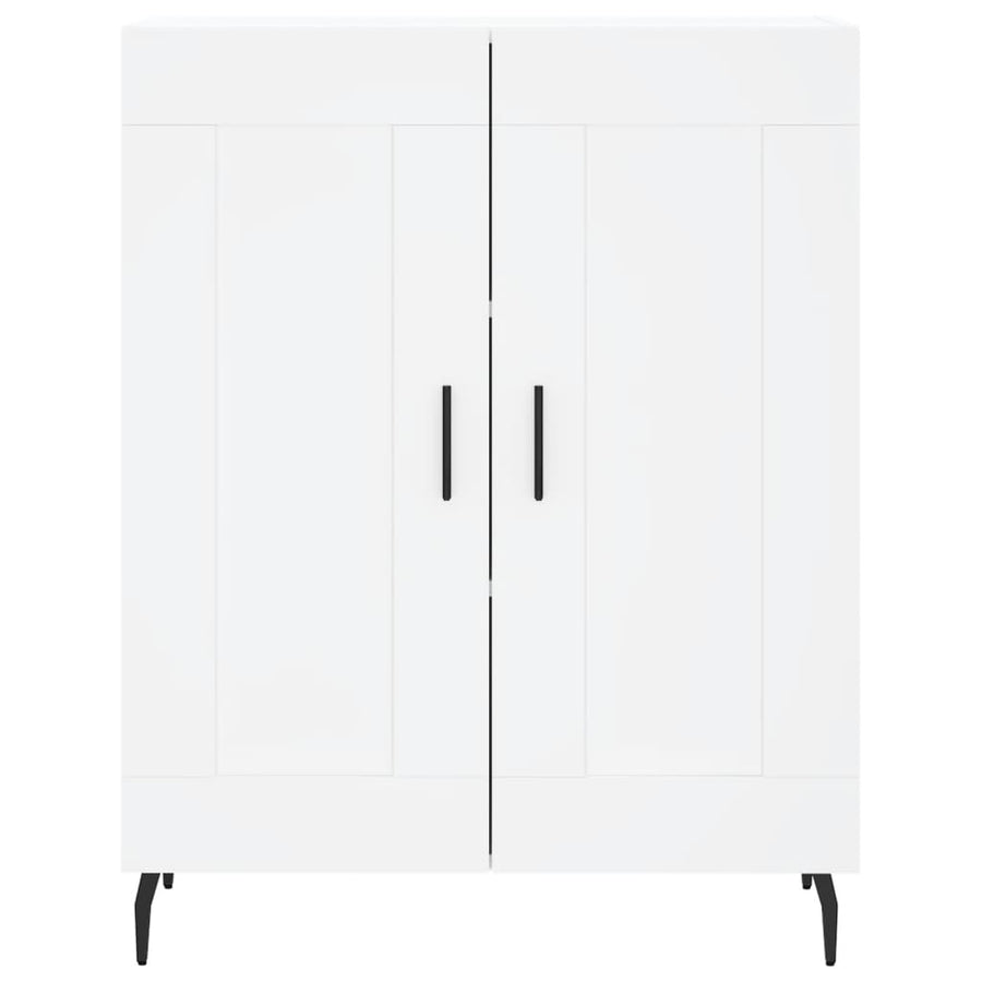 Dressoir 69,5x34x90 cm bewerkt hout wit