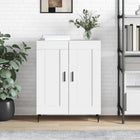 Dressoir 69,5x34x90 cm bewerkt hout wit