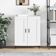 Sideboard 69.5x34x90 cm distressed white wood