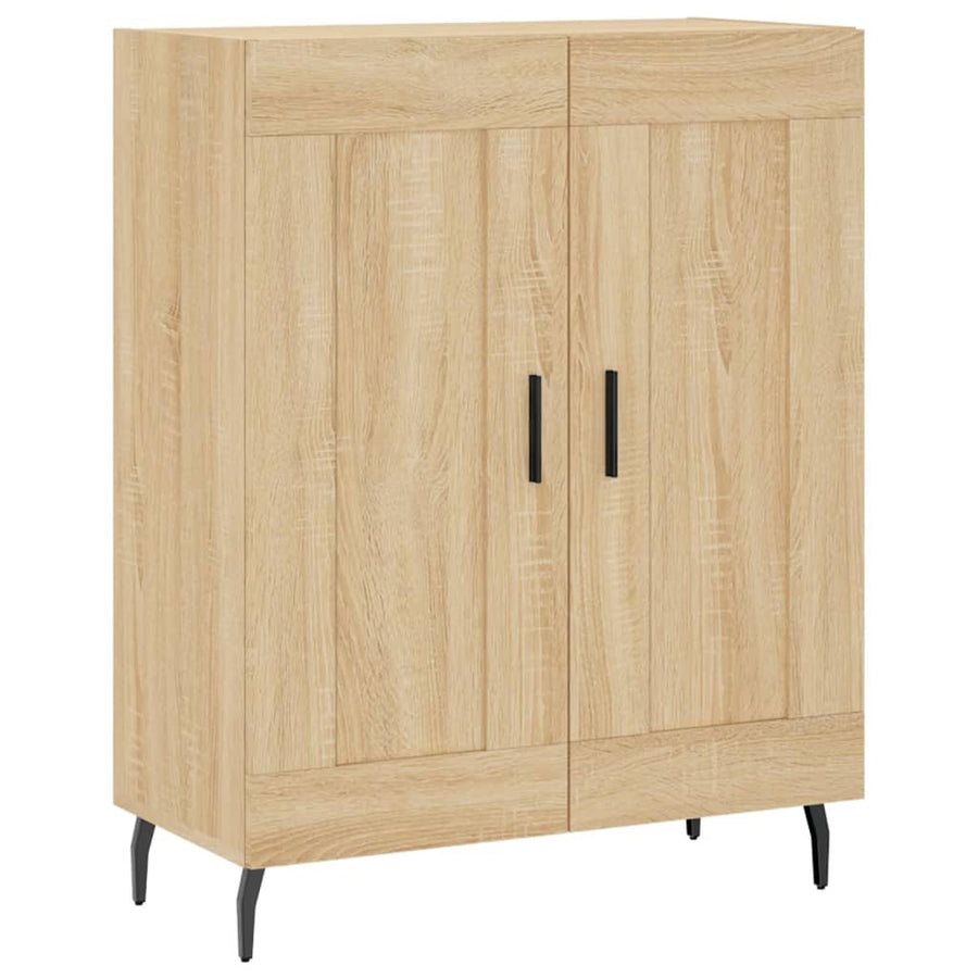 Dressoir 69,5X34X90 Cm Bewerkt Hout Kleurig Sonoma eiken