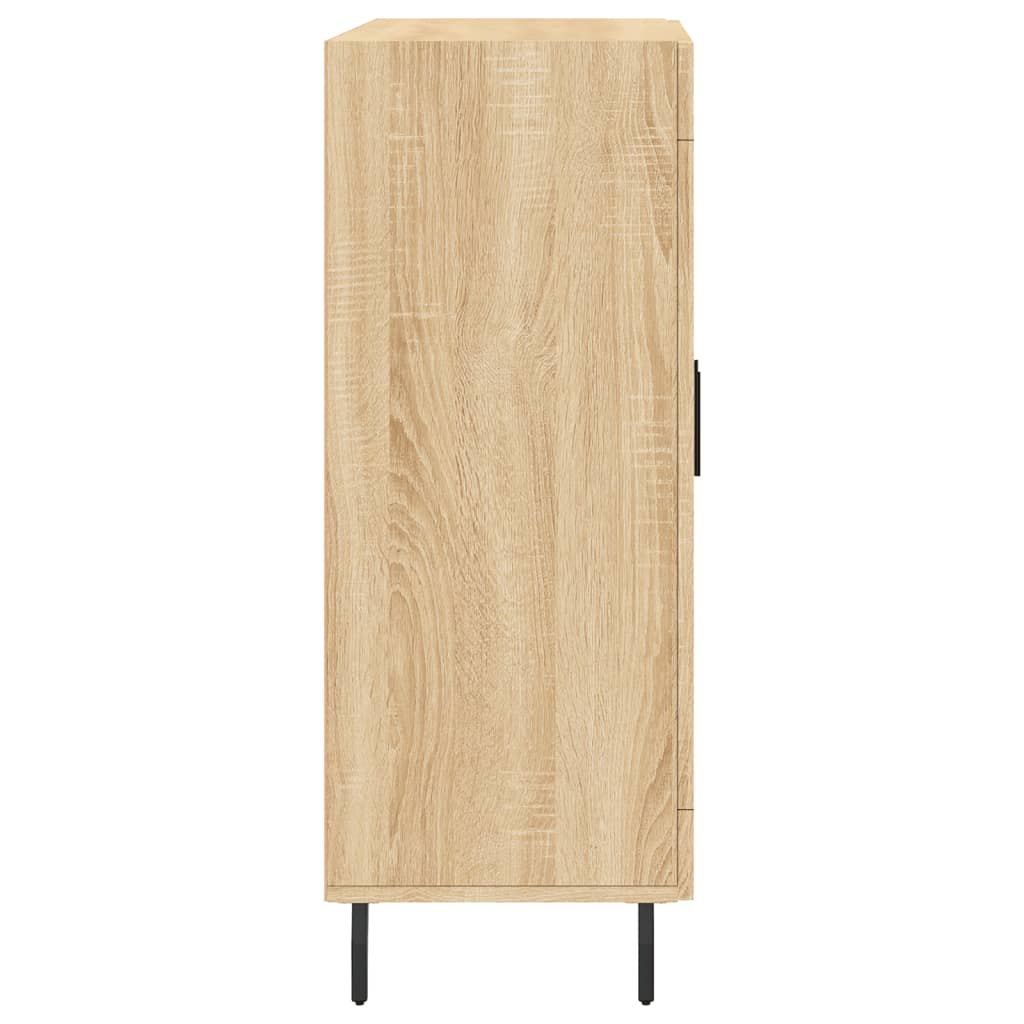 Dressoir 69,5X34X90 Cm Bewerkt Hout Kleurig Sonoma eiken