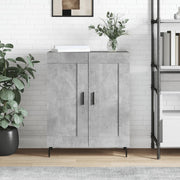 Sideboard 69.5x34x90 cm distressed wood concrete grey