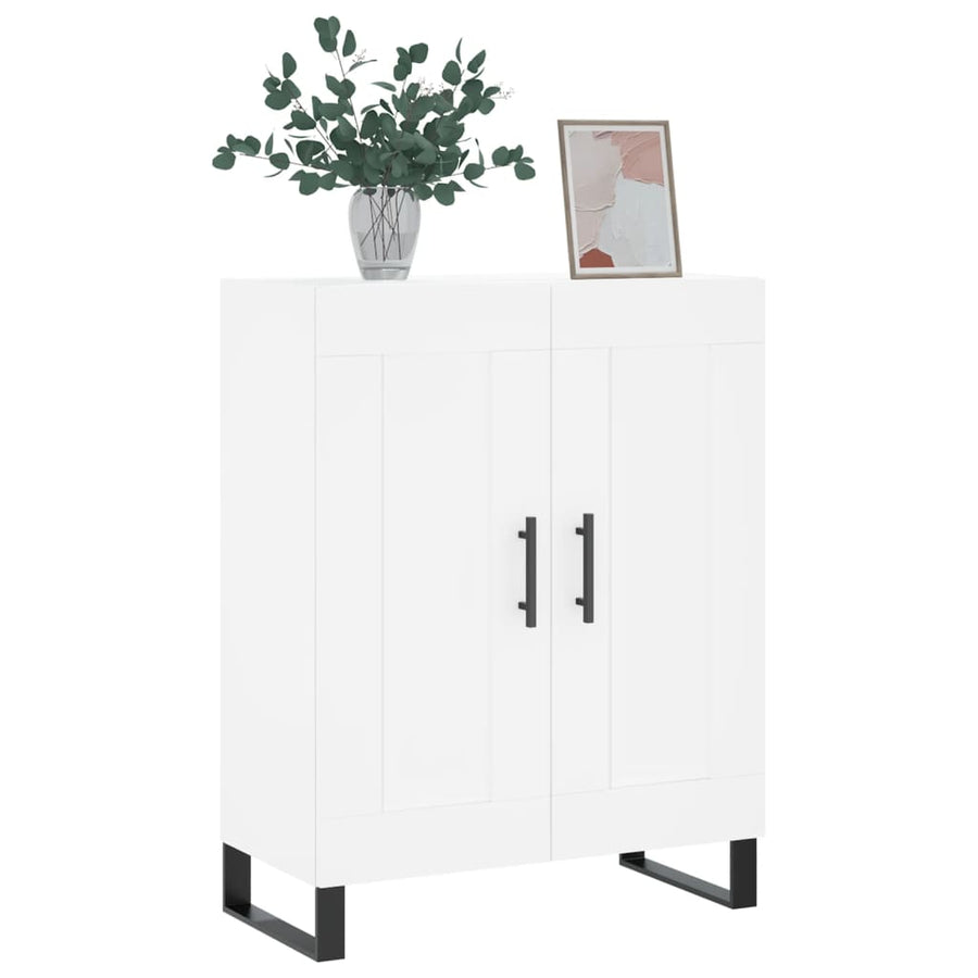 Dressoir 69,5X34X90 Cm Bewerkt Hout Wit