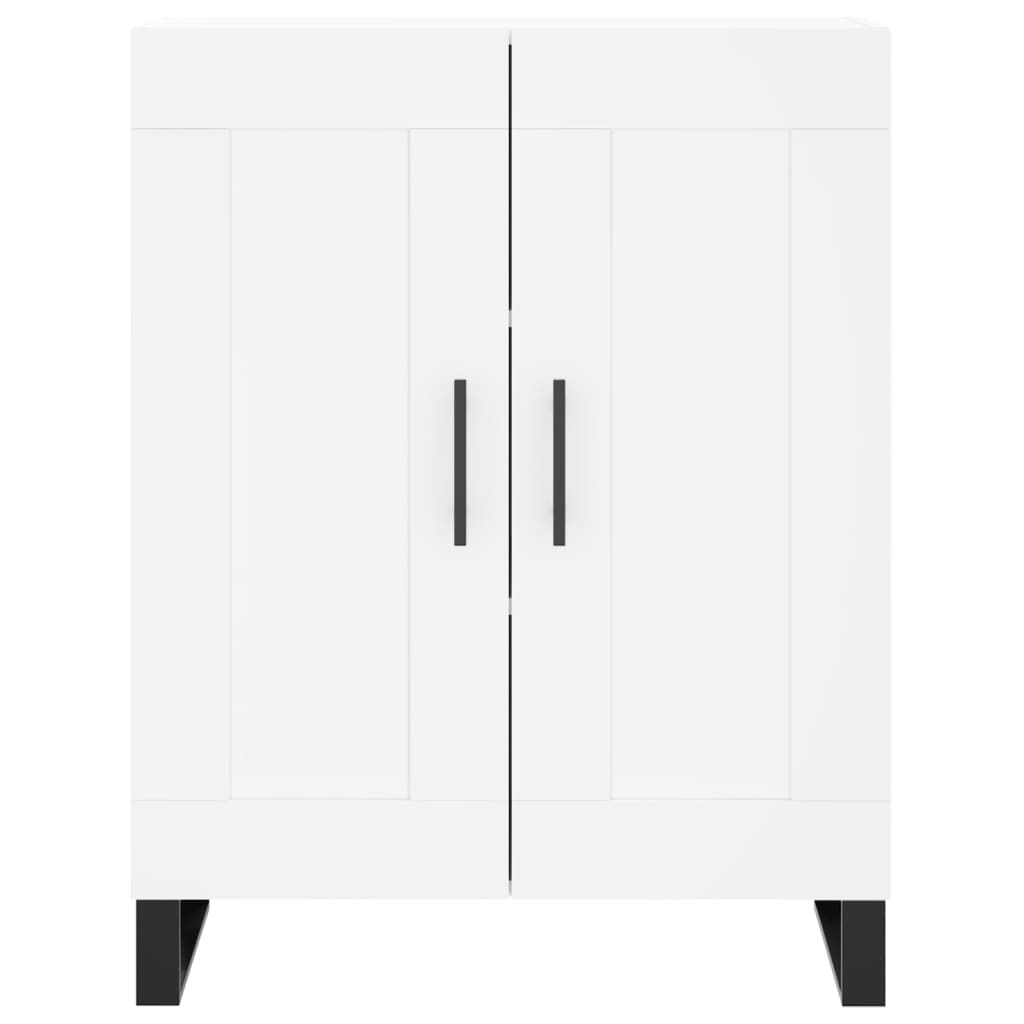 Dressoir 69,5X34X90 Cm Bewerkt Hout Wit