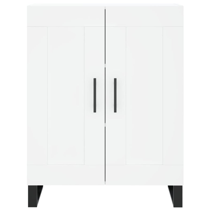 Dressoir 69,5X34X90 Cm Bewerkt Hout Wit