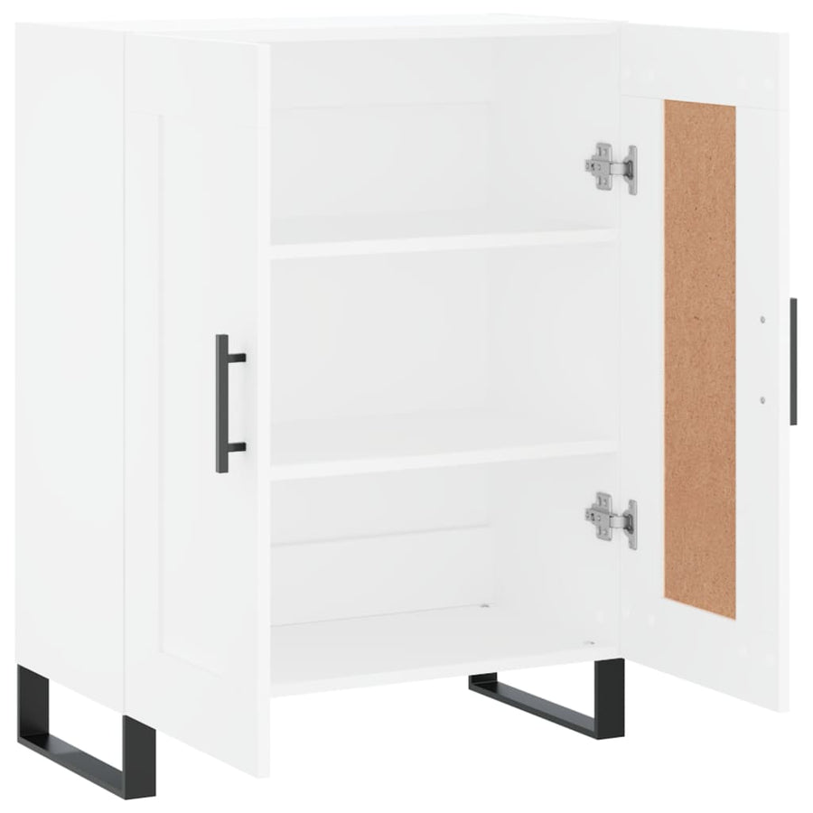 Dressoir 69,5X34X90 Cm Bewerkt Hout Wit