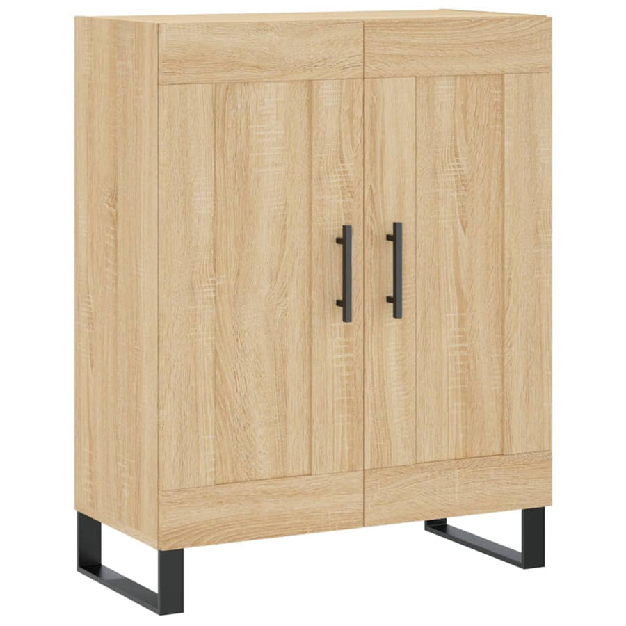 Dressoir 69,5X34X90 Cm Bewerkt Hout Kleurig Sonoma eiken