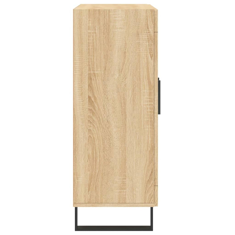 Dressoir 69,5X34X90 Cm Bewerkt Hout Kleurig Sonoma eiken