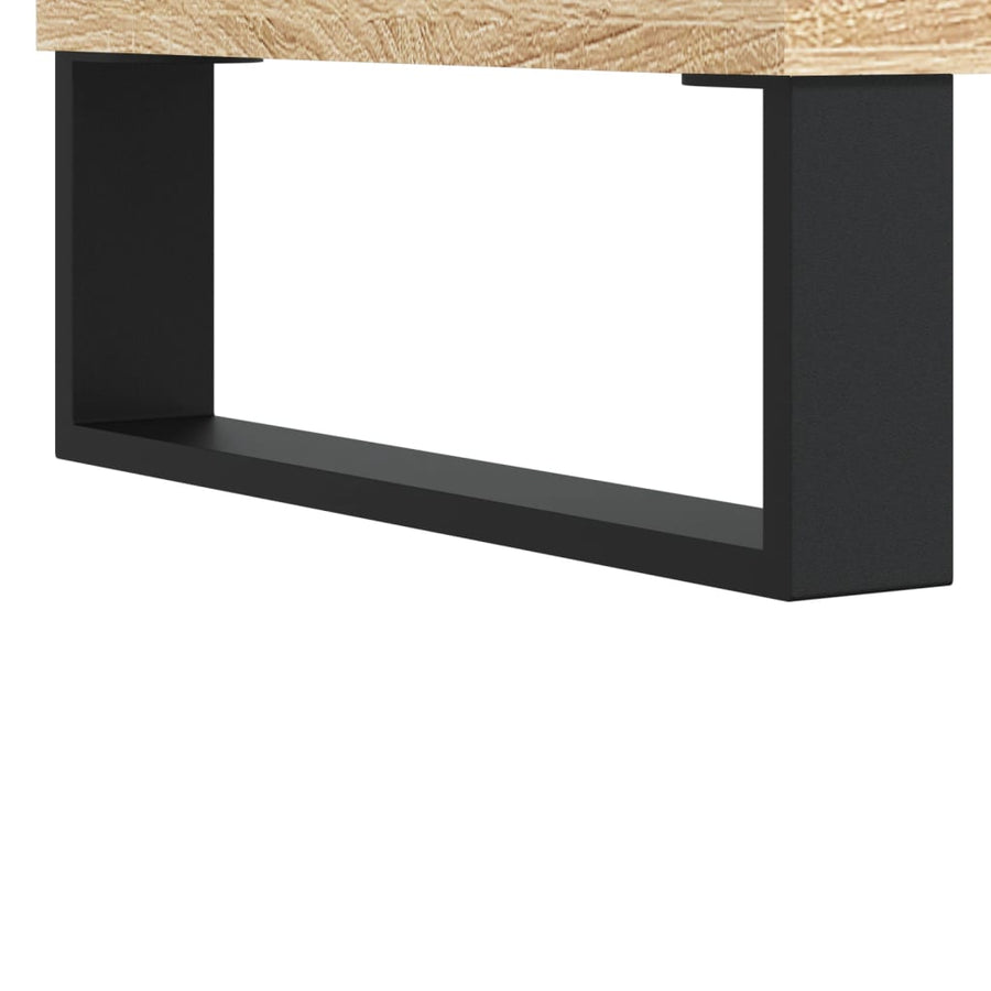 Dressoir 69,5X34X90 Cm Bewerkt Hout Kleurig Sonoma eiken