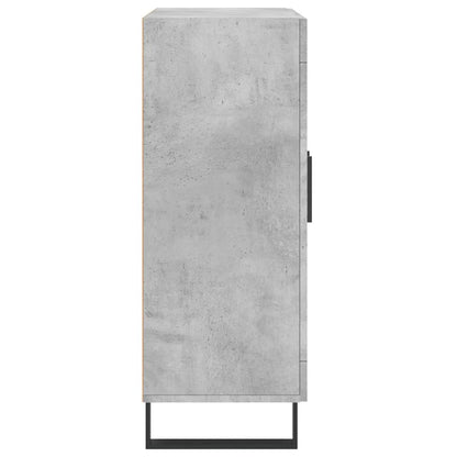 Dressoir 69,5X34X90 Cm Bewerkt Hout Betongrijs