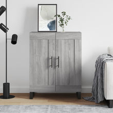 Dressoir 69,5X34X90 Cm Bewerkt Hout Eikenkleurig Grijs sonoma