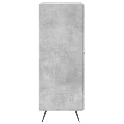 Dressoir 69,5X34X90 Cm Bewerkt Hout Betongrijs