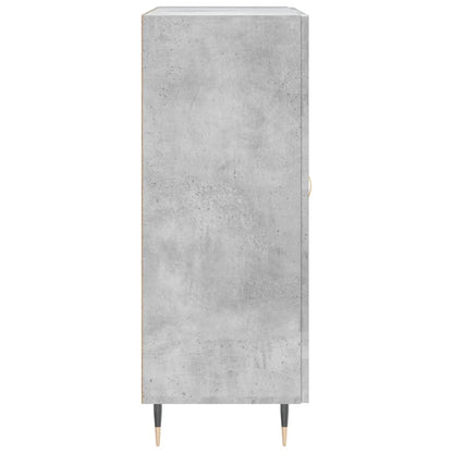 Dressoir 69,5X34X90 Cm Bewerkt Hout Betongrijs