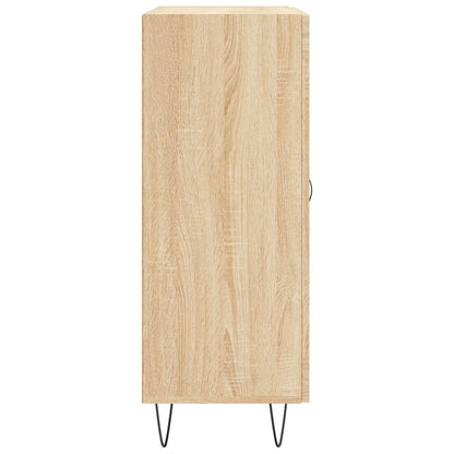 Dressoir 69,5X34X90 Cm Bewerkt Hout Sonoma Eikenkleurig