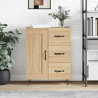 Sideboard 69.5x34x90 cm engineered wood Sonoma oak-coloured