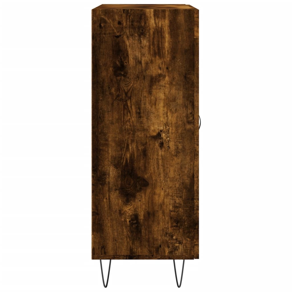 Dressoir 69,5X34X90 Cm Bewerkt Hout Kleurig Gerookt eiken