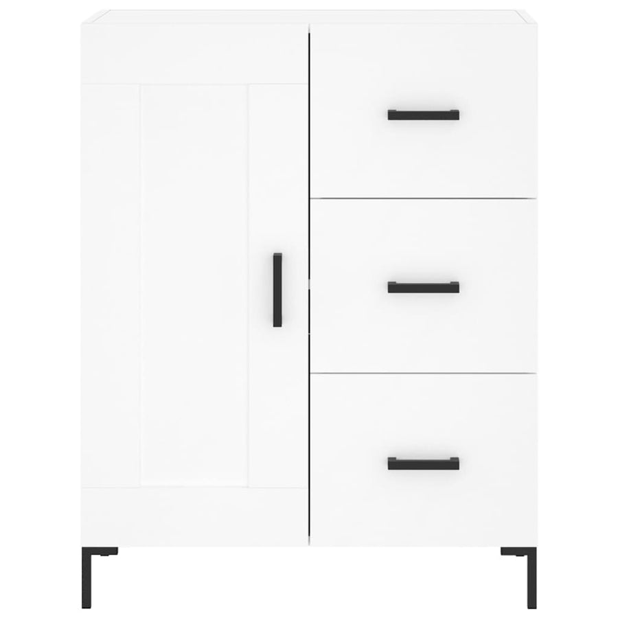 Dressoir 69,5X34X90 Cm Bewerkt Hout Wit