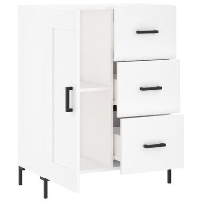 Dressoir 69,5X34X90 Cm Bewerkt Hout Wit