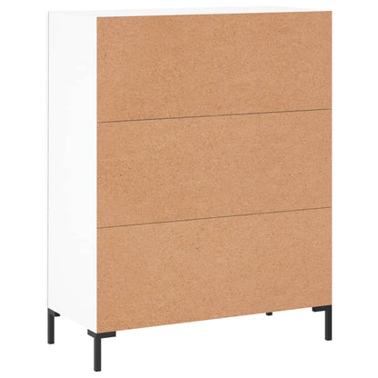 Dressoir 69,5X34X90 Cm Bewerkt Hout Wit