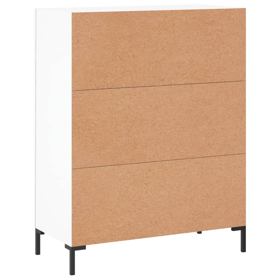 Dressoir 69,5X34X90 Cm Bewerkt Hout Wit