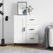 Sideboard 69.5x34x90 cm distressed white wood