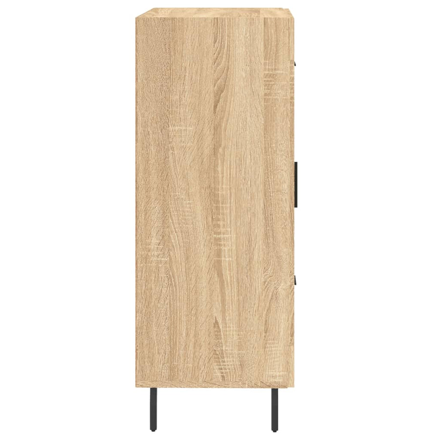Dressoir 69,5X34X90 Cm Bewerkt Hout Kleurig Sonoma eiken