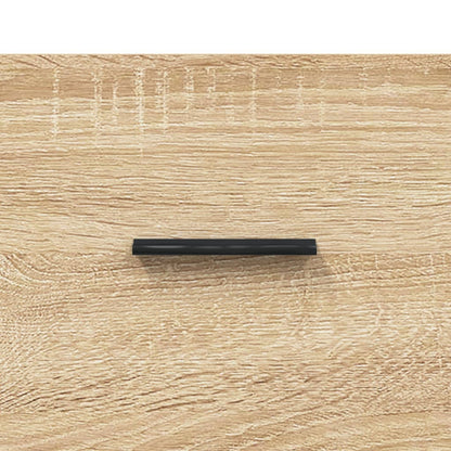 Dressoir 69,5X34X90 Cm Bewerkt Hout Kleurig Sonoma eiken