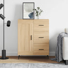 Dressoir 69,5x34x90 cm bewerkt hout sonoma eiken