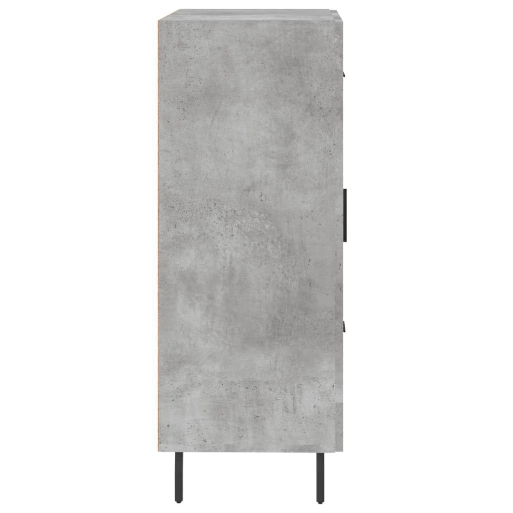 Dressoir 69,5X34X90 Cm Bewerkt Hout Betongrijs