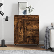 Sideboard 69.5x34x90 cm engineered wood smoked oak-colored