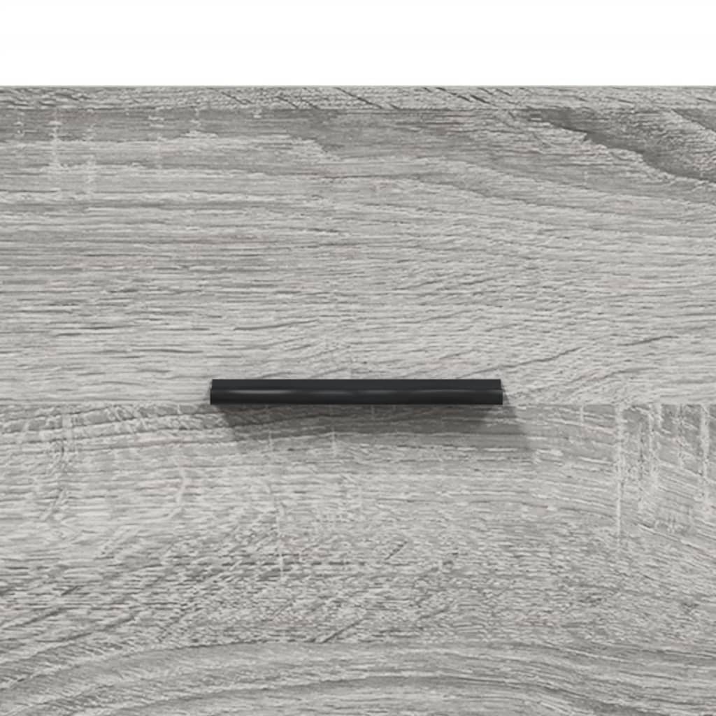 Dressoir 69,5X34X90 Cm Bewerkt Hout Eikenkleurig Grijs sonoma