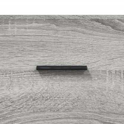 Dressoir 69,5X34X90 Cm Bewerkt Hout Eikenkleurig Grijs sonoma