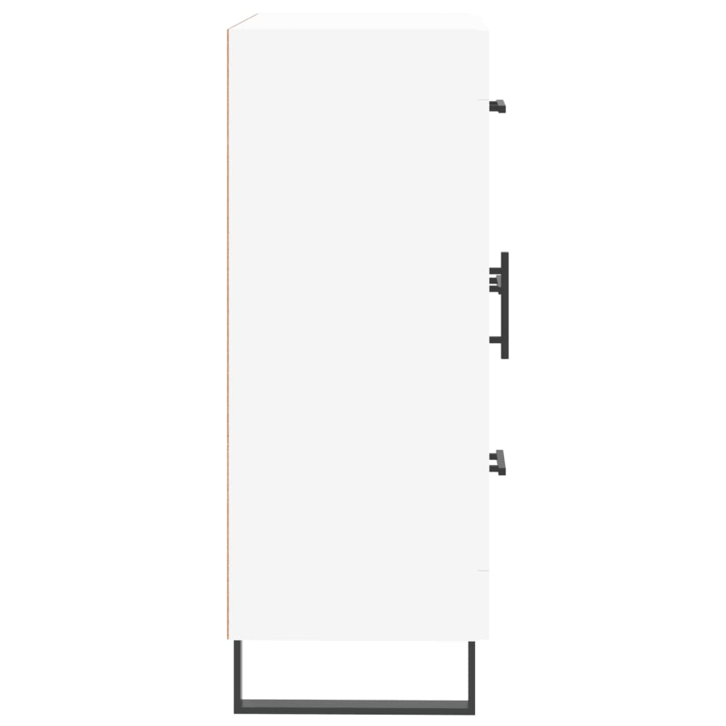 Dressoir 69,5X34X90 Cm Bewerkt Hout Wit