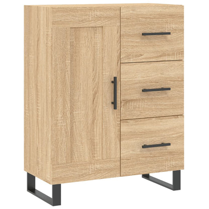 Dressoir 69,5X34X90 Cm Bewerkt Hout Kleurig Sonoma eiken