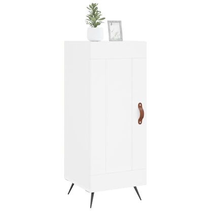 Dressoir 34,5X34X90 Cm Bewerkt Hout Wit