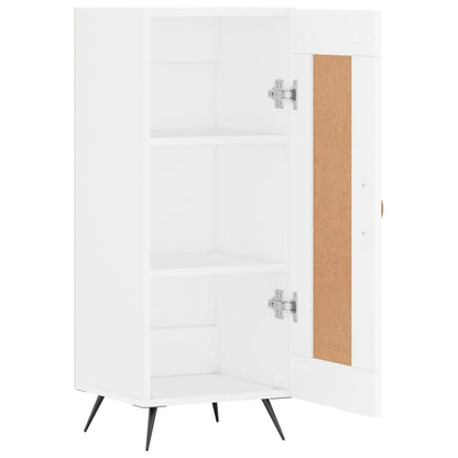 Dressoir 34,5X34X90 Cm Bewerkt Hout Wit