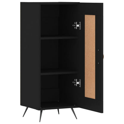 Dressoir 34,5X34X90 Cm Bewerkt Hout Zwart