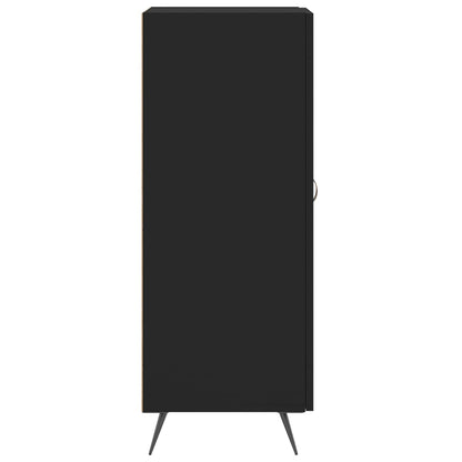 Dressoir 34,5X34X90 Cm Bewerkt Hout Zwart