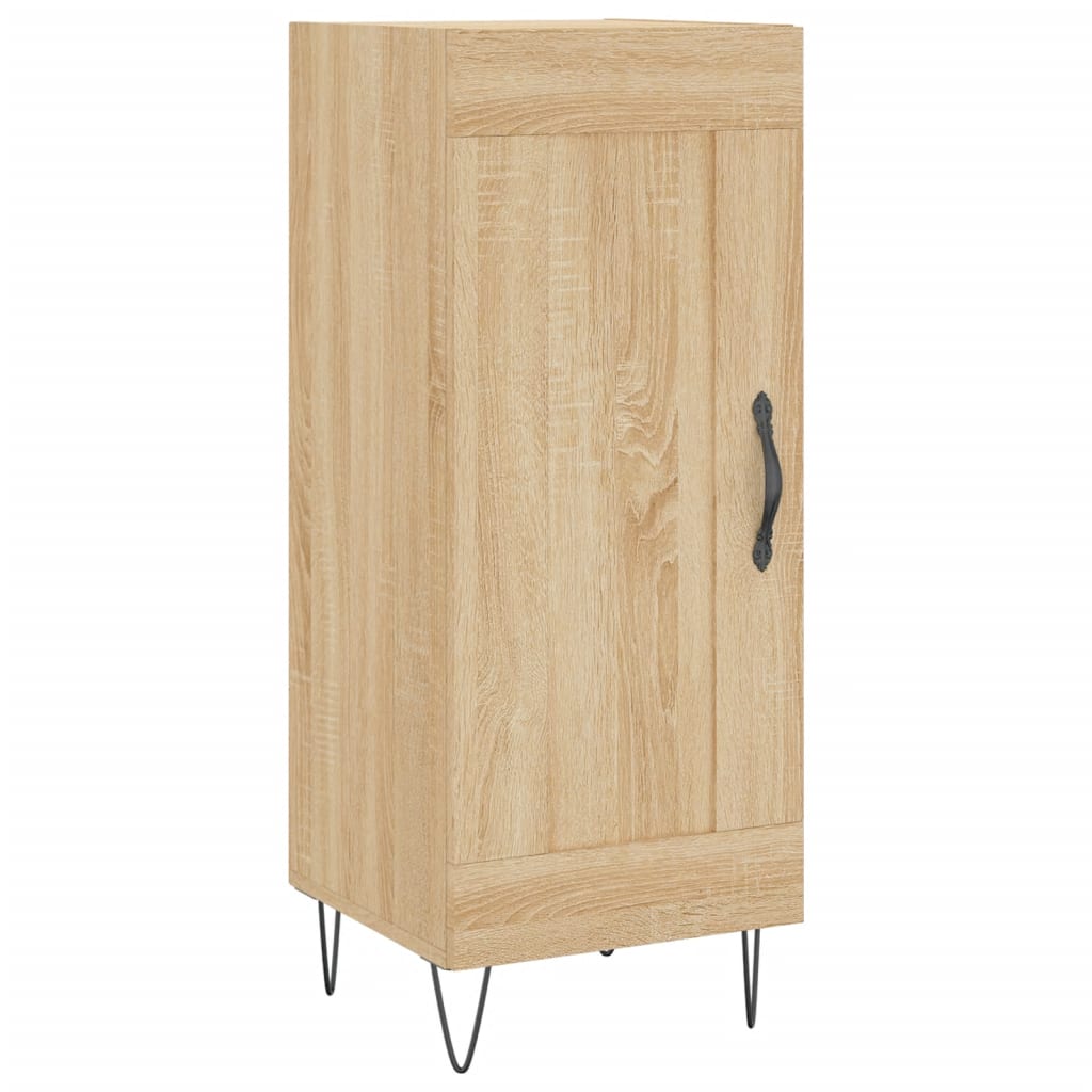 Dressoir 34,5X34X90 Cm Bewerkt Hout Sonoma eiken
