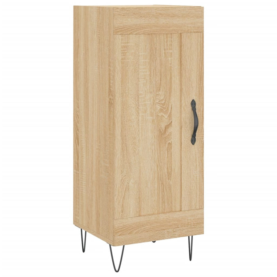 Dressoir 34,5X34X90 Cm Bewerkt Hout Sonoma eiken