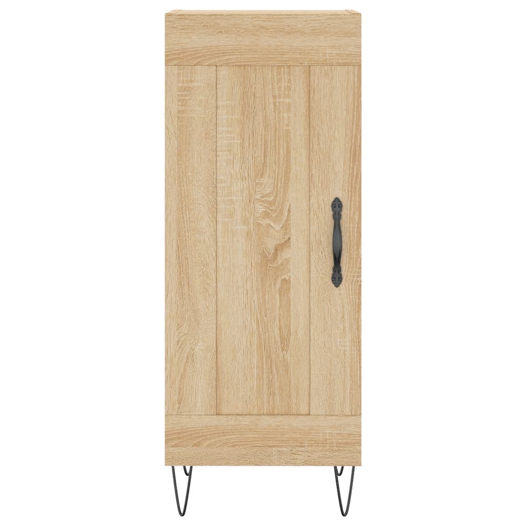 Dressoir 34,5X34X90 Cm Bewerkt Hout Sonoma eiken