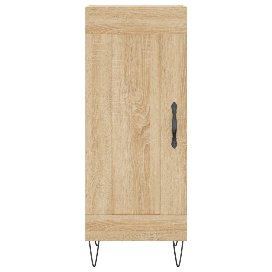 Dressoir 34,5X34X90 Cm Bewerkt Hout Sonoma eiken