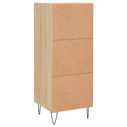 Dressoir 34,5X34X90 Cm Bewerkt Hout Sonoma eiken