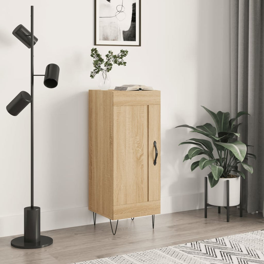 Dressoir 34,5X34X90 Cm Bewerkt Hout Sonoma eiken