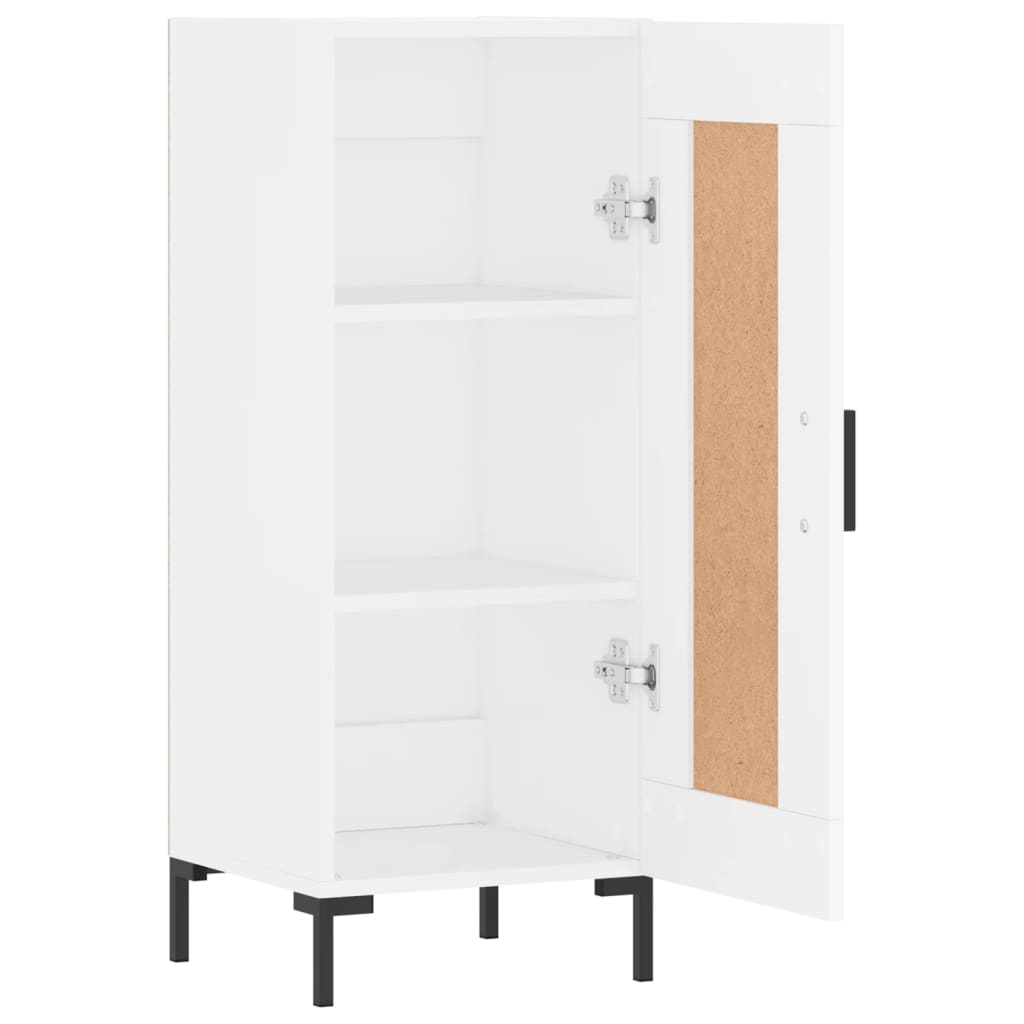 Dressoir 34,5X34X90 Cm Bewerkt Hout Wit