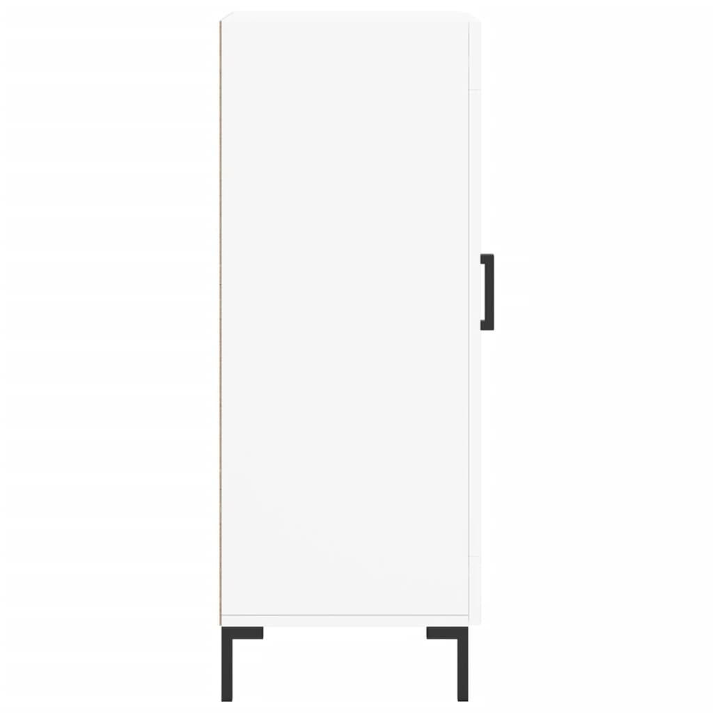 Dressoir 34,5X34X90 Cm Bewerkt Hout Wit
